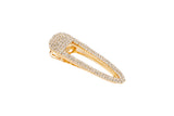 Glam Seamless Gold Crystal Barrette